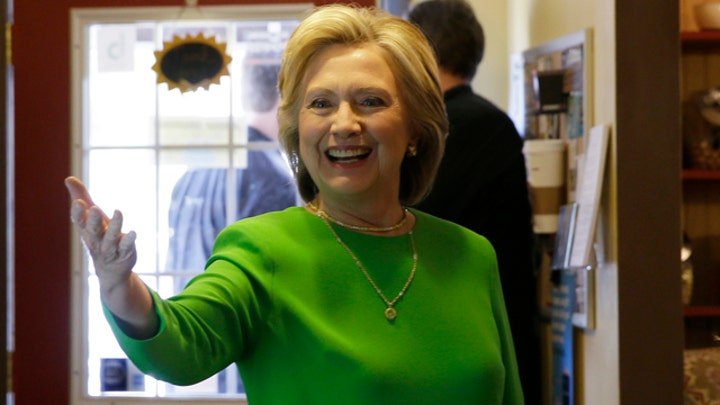 Hillary Clinton campaign opens to media circus in Iowa