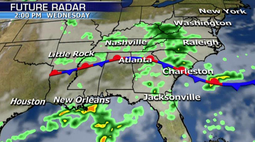 National forecast for Wednesday, April 15