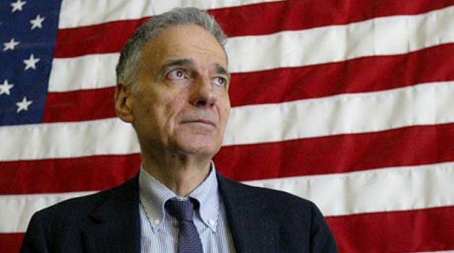 Alan Colmes and Ralph Nader 