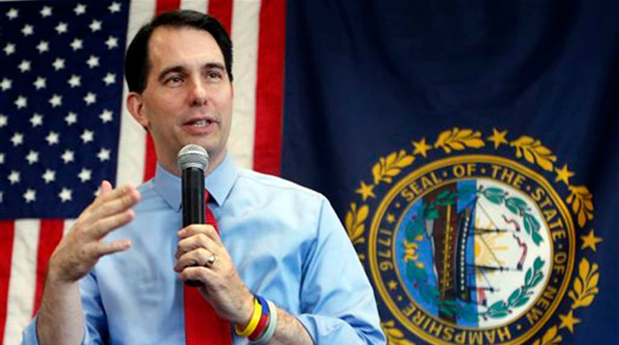 Gov. Walker takes 'everyman' pitch to New Hampshire