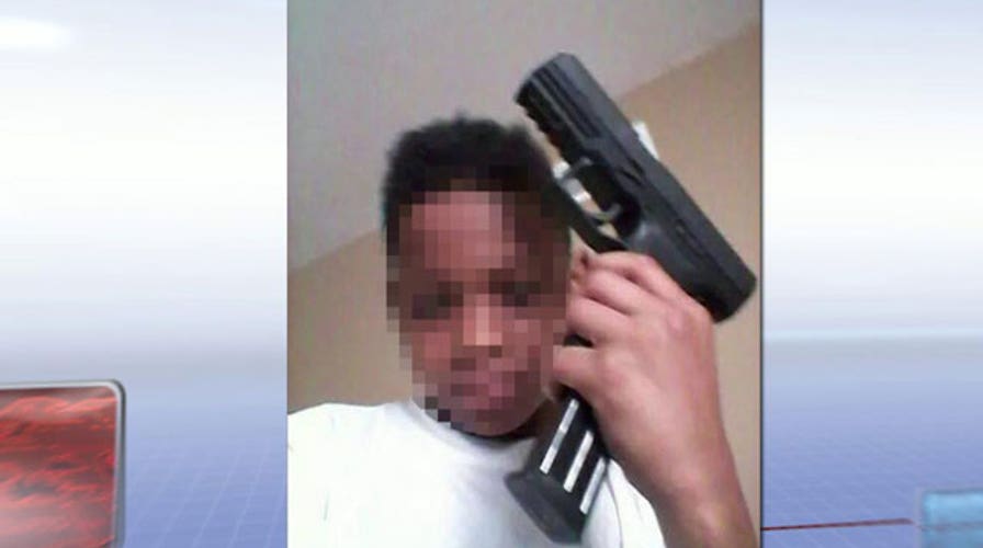 Teen causes social media stir after posing with guns, weed