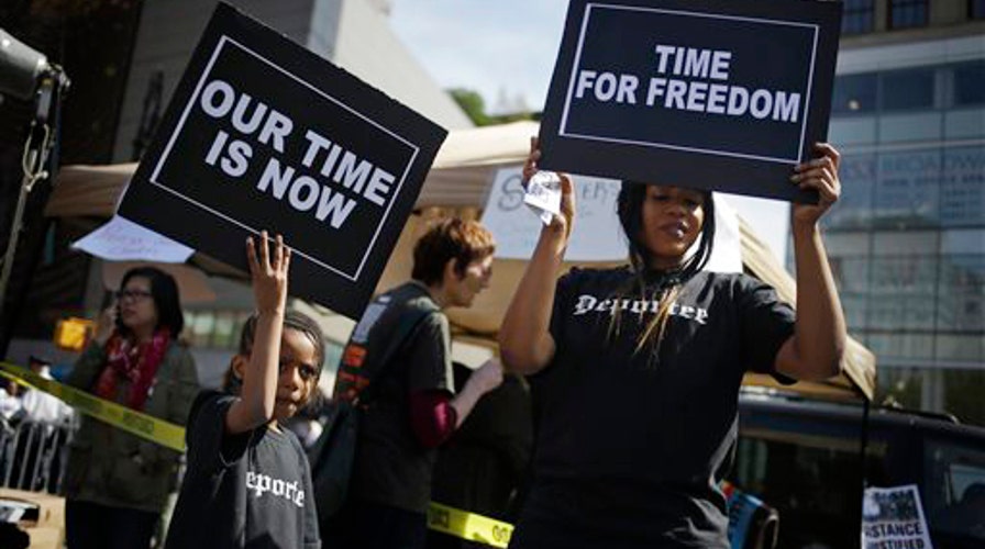 NYC protesters calling to 'disarm' the police