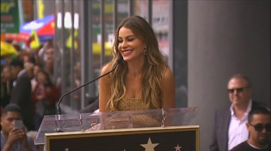 Vergara gets emotional during Hollywood Walk of Fame star ceremony