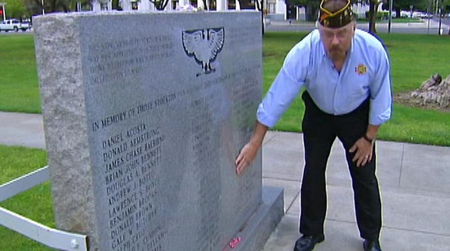 Vietnam vets working to restore memorial in Stockton, Calif.