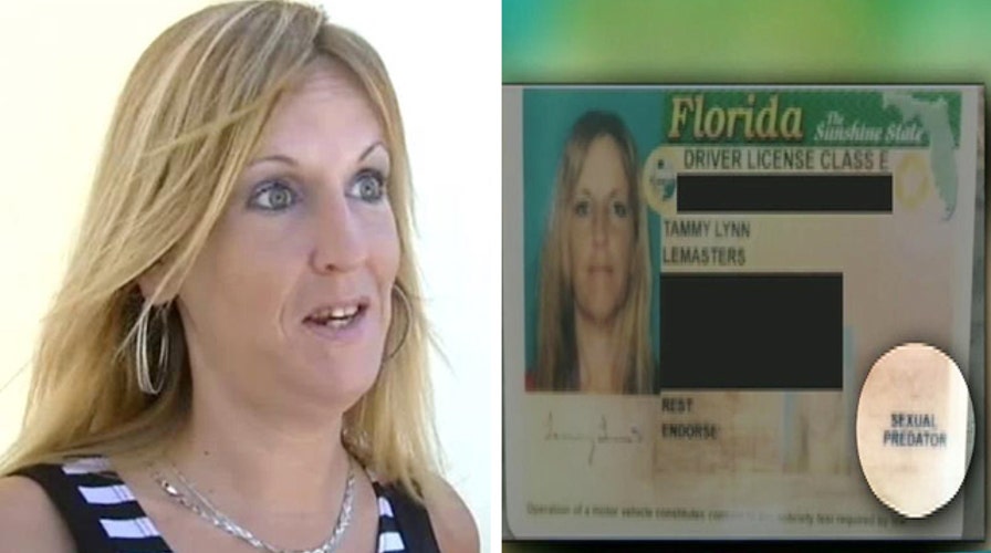 Woman mulls lawsuit after license labels her sexual predator