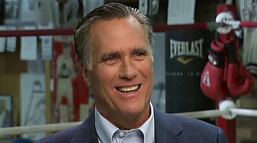 Mitt Romney on going toe-to-toe with Evander Holyfield