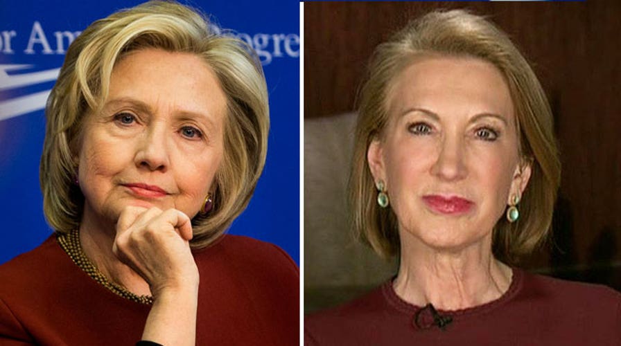 Carly Fiorina blasts Hillary for hiding from the press