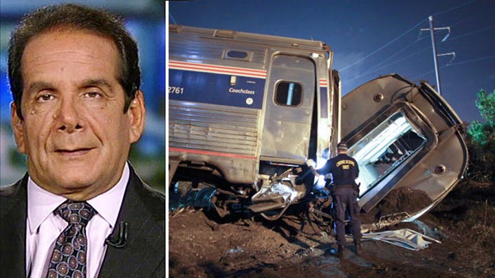 Krauthammer sounds off on the politics of the Amtrak crash