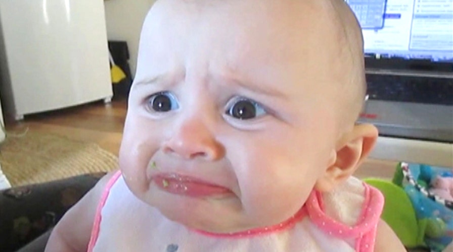 Baby's first avocado experience goes viral