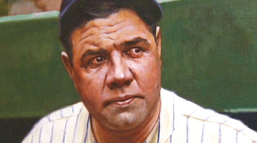 Artist captures national pastime on canvas