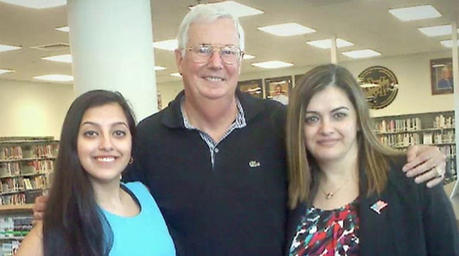 Soldier reunited with rescued Iraqi family