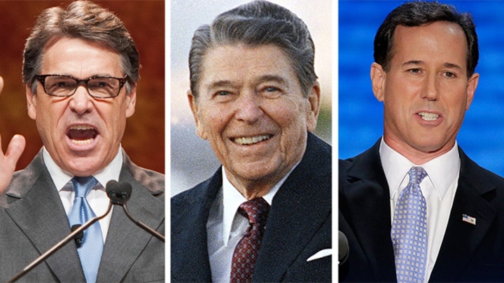 2016 GOP hopefuls violating Reagan's '11th Commandment'?