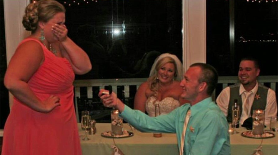 Is it okay to propose at someone else's wedding?