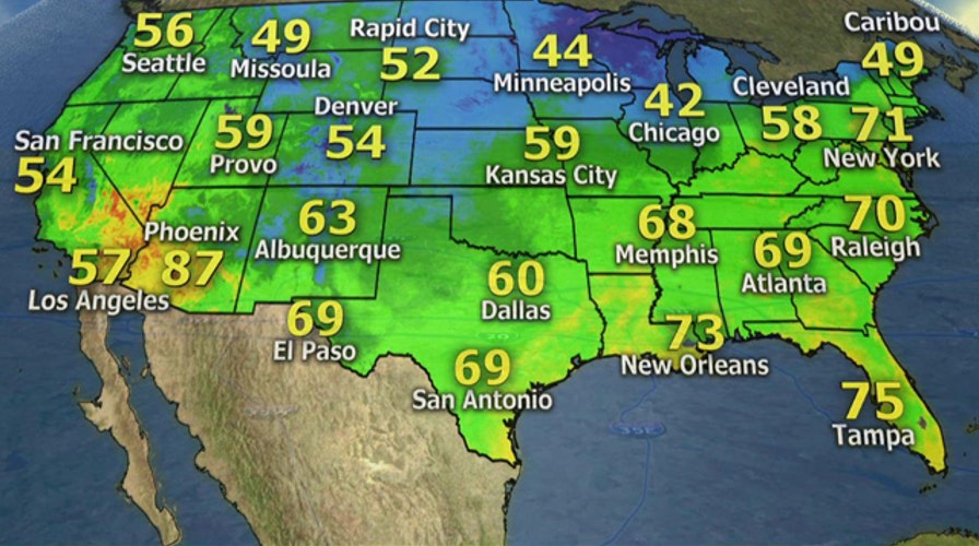 National forecast for Sunday, May 31