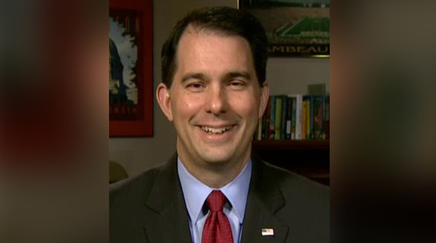 Gov. Scott Walker talks Patriot Act, crowded GOP field