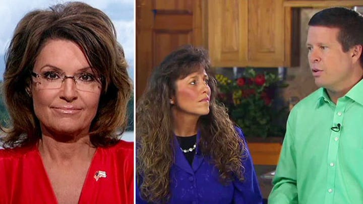 Sarah Palin blasts the media's double standard for Duggars