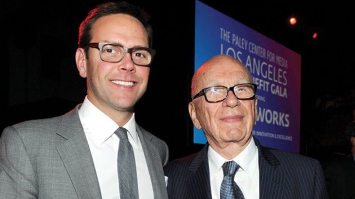 Rupert Murdoch giving CEO position to son James Murdoch