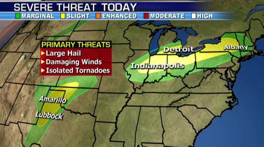 National forecast for Friday, June 12