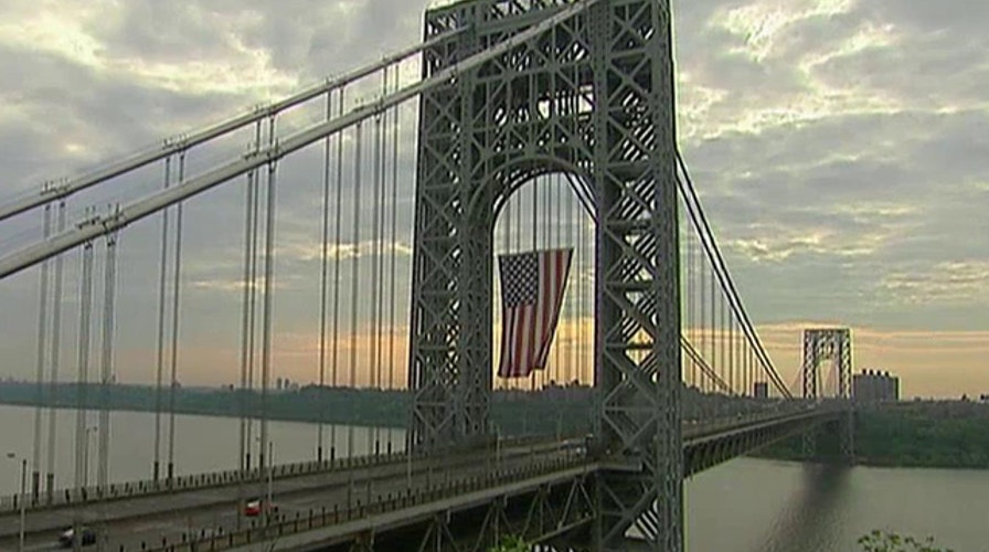 Behind the scenes of largest free-flying American flag