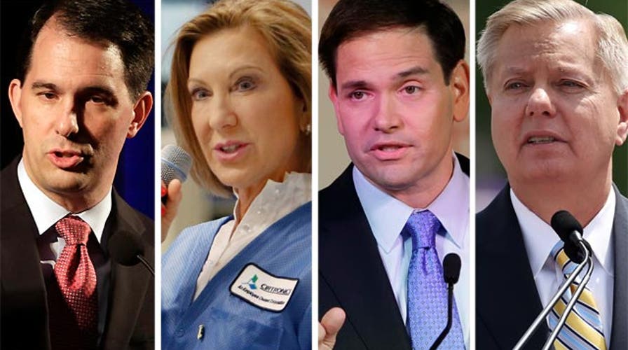 GOP hopefuls in a competition for campaign cash at E2 Summit