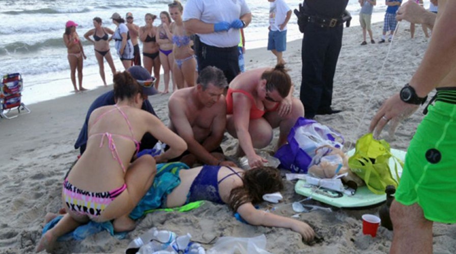 Two teens mauled by sharks in North Carolina