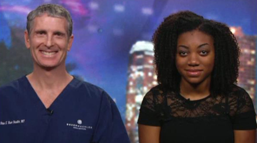 Army hopeful gets her sight back