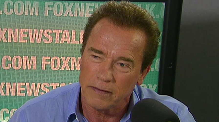 Arnold Schwarzenegger talks politics, upcoming projects