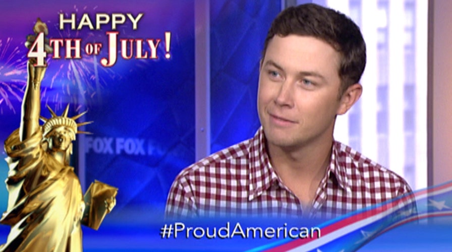 Country music stars sing loud and proud to be an American