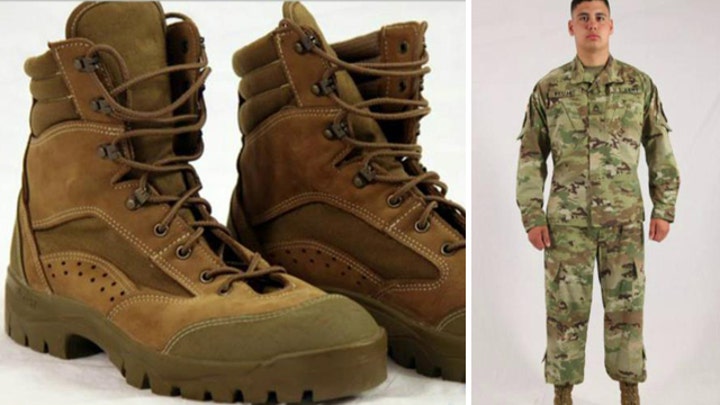 Fashionable fatigues: New Army uniforms hit stores