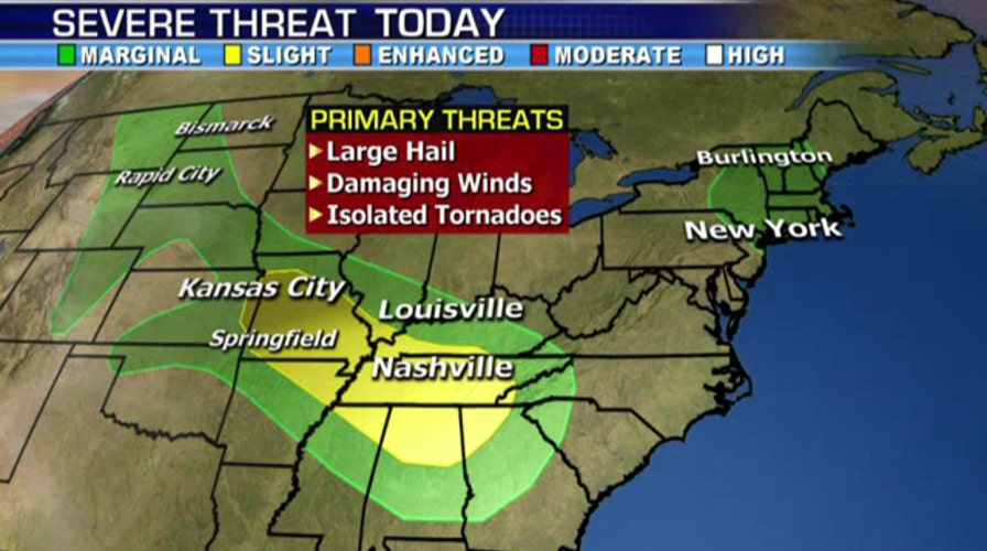 National forecast for Wednesday, July 1