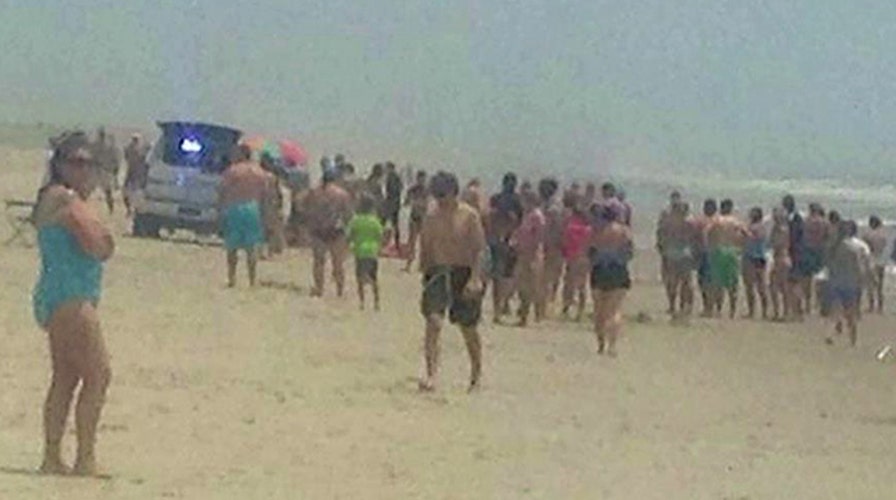 Shark bites, drags man under water in North Carolina