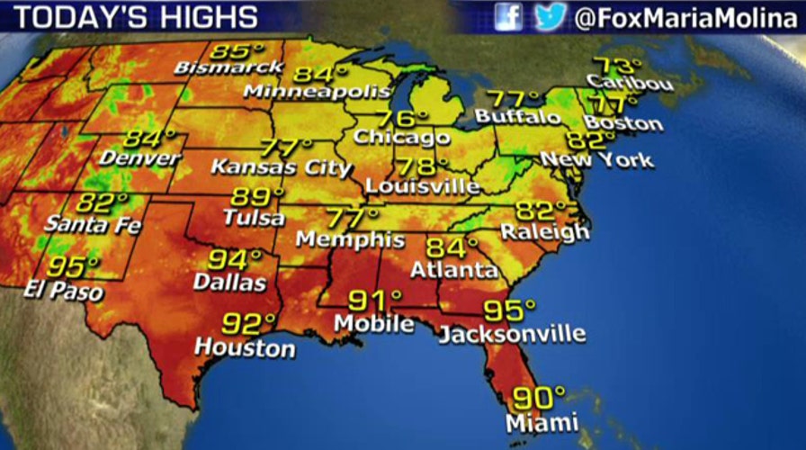 National forecast for Friday, July 3
