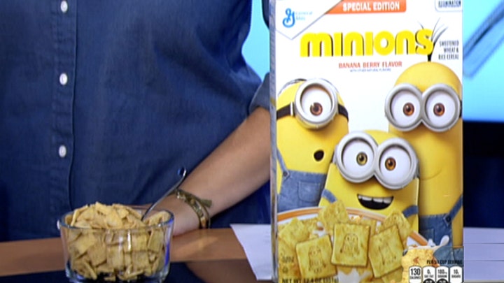 Minion cereal is kid approved
