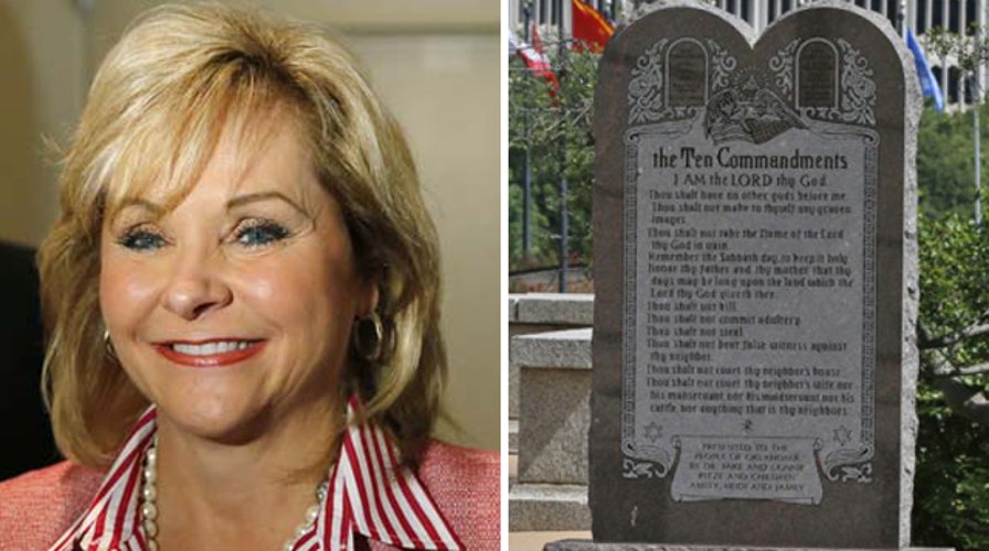 Oklahoma gov. to keep Ten Commandments monument at Capitol