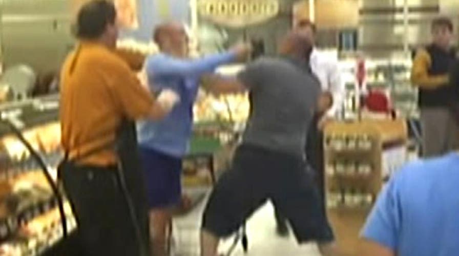 Fistfight in the deli aisle