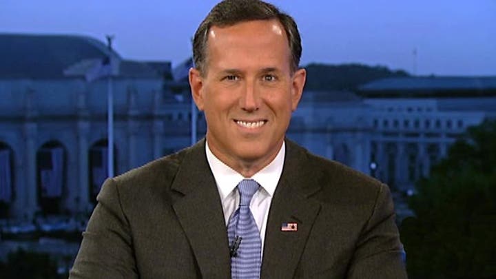 Santorum on GOP field, foreign policy challenges, 2016 race