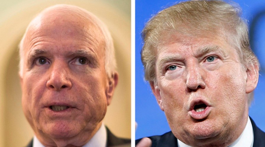 Donald Trump says media distort McCain attack