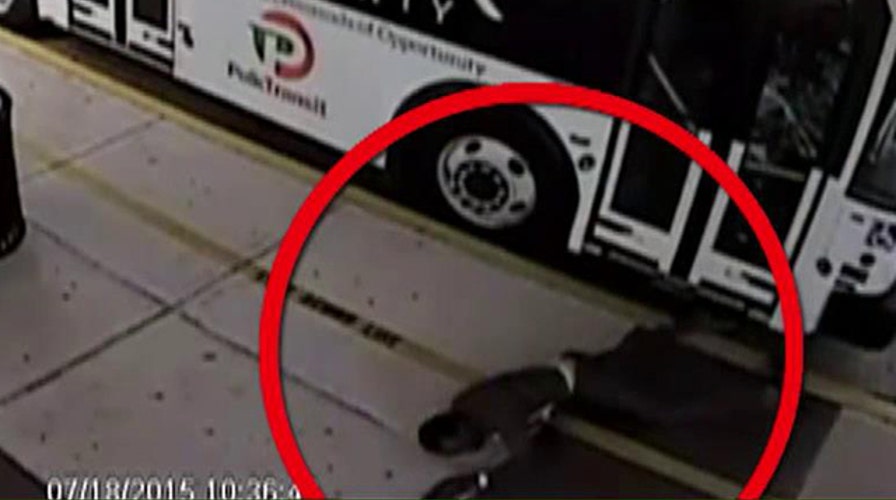 Angry passenger head-butts bus, knocks himself out