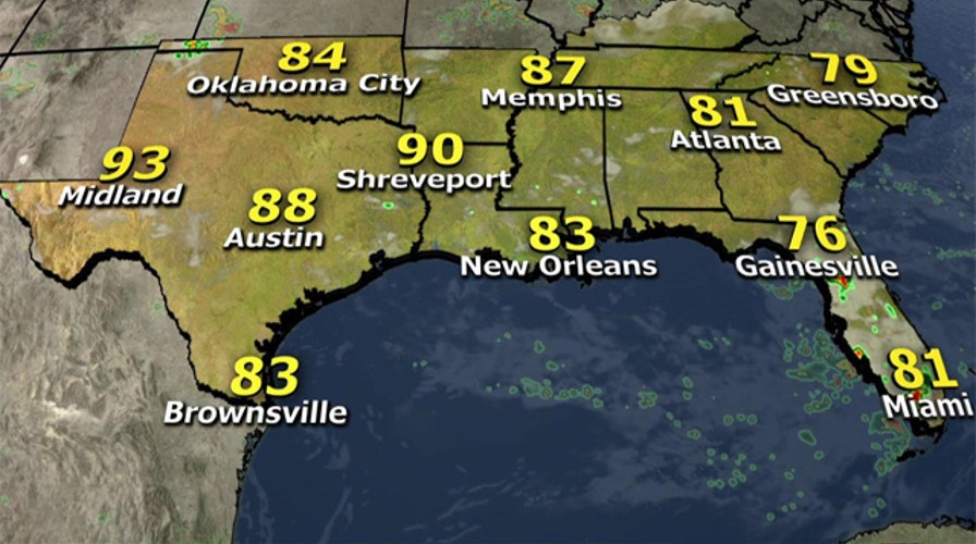 National forecast for Sunday, July 26