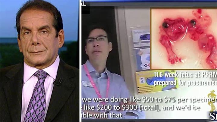 Krauthammer on Planned Parenthood videos