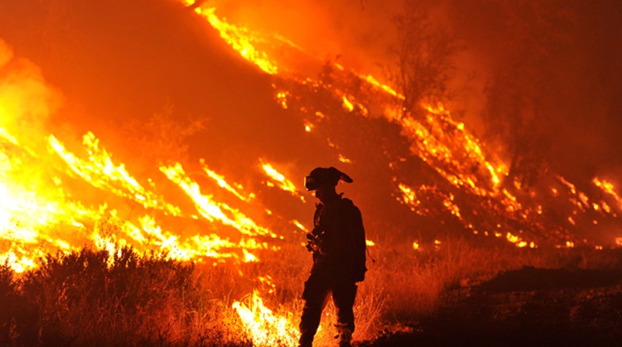 Wildfires rage through Northern California