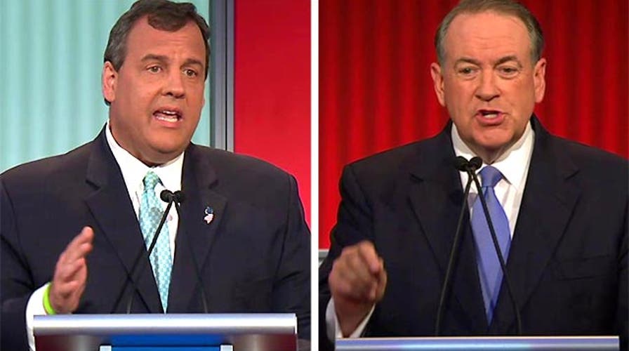 Christie and Huckabee debate entitlement reform
