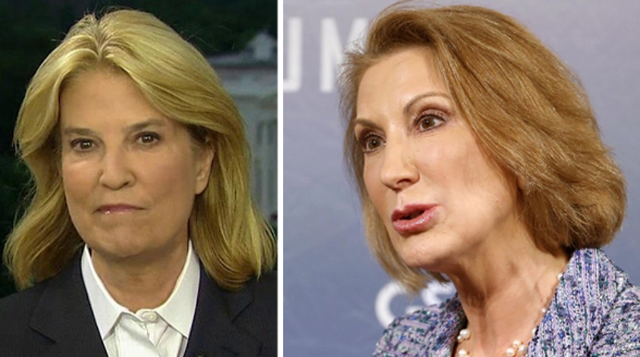Greta to pundits: Fiorina's running for president, not VP