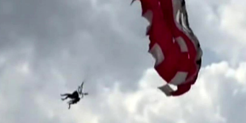 Horrified beachgoers watch as winds snap parasailers' cord Fox News Video