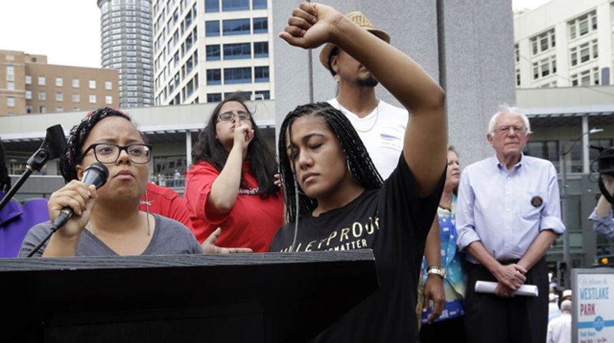 'Black Lives Matter' activists hijack Bernie Sanders rally