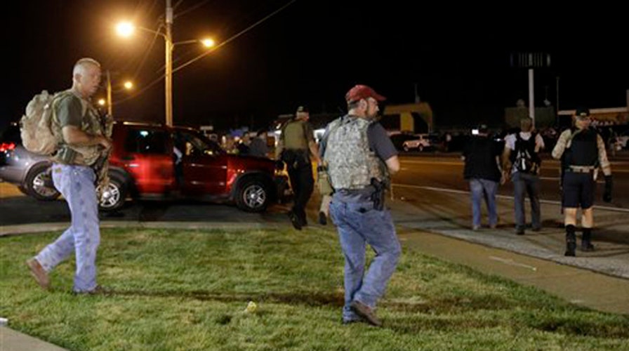 Heavily armed Oath Keepers cause controversy in Ferguson