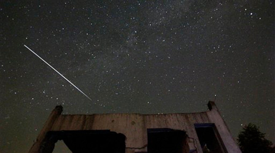 Annual Perseid meteor shower lights up the sky