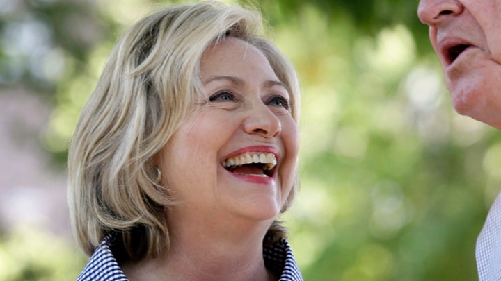 Hillary Clinton laughing off email scandal?