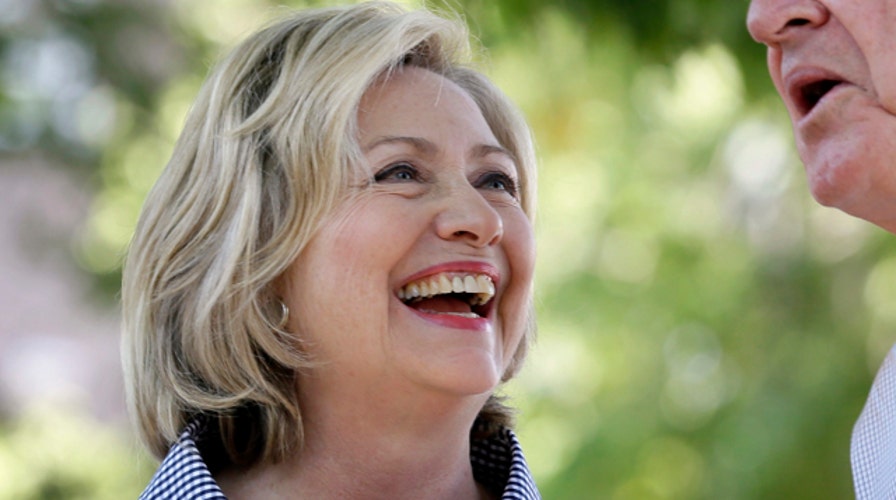 Hillary Clinton laughing off email scandal?