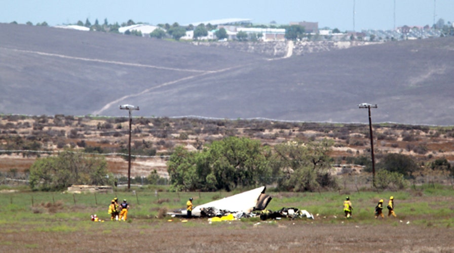 Five killed when two small planes collide in California